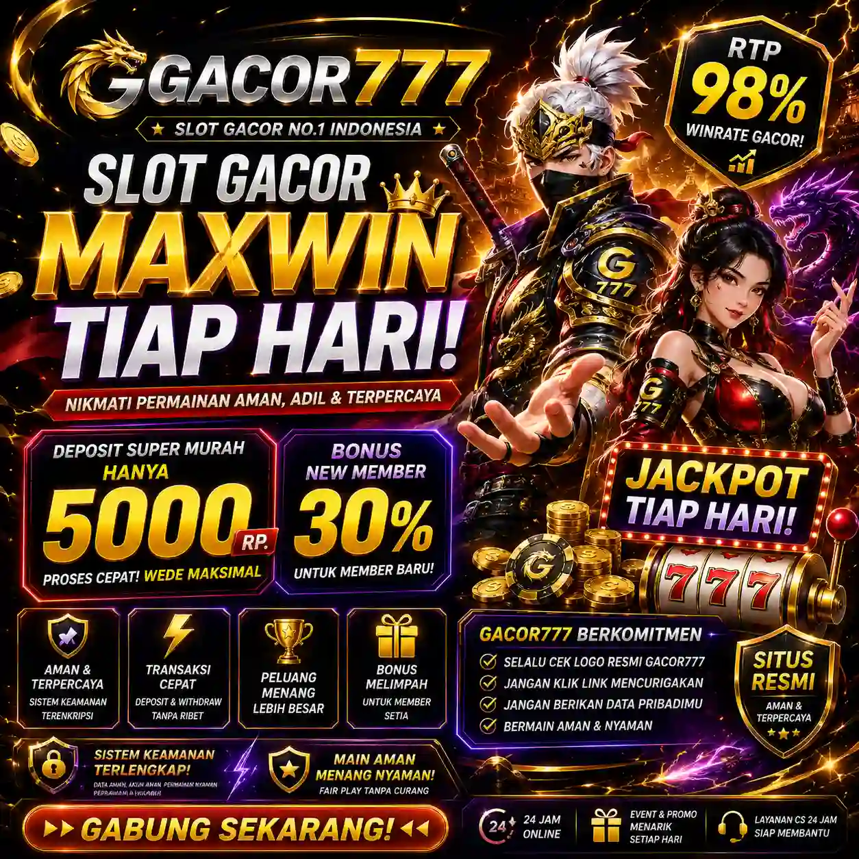 GACOR777: Situs Andalan Deposit 5000 Jagoan Akses Link Slot Gacor Hari Ini